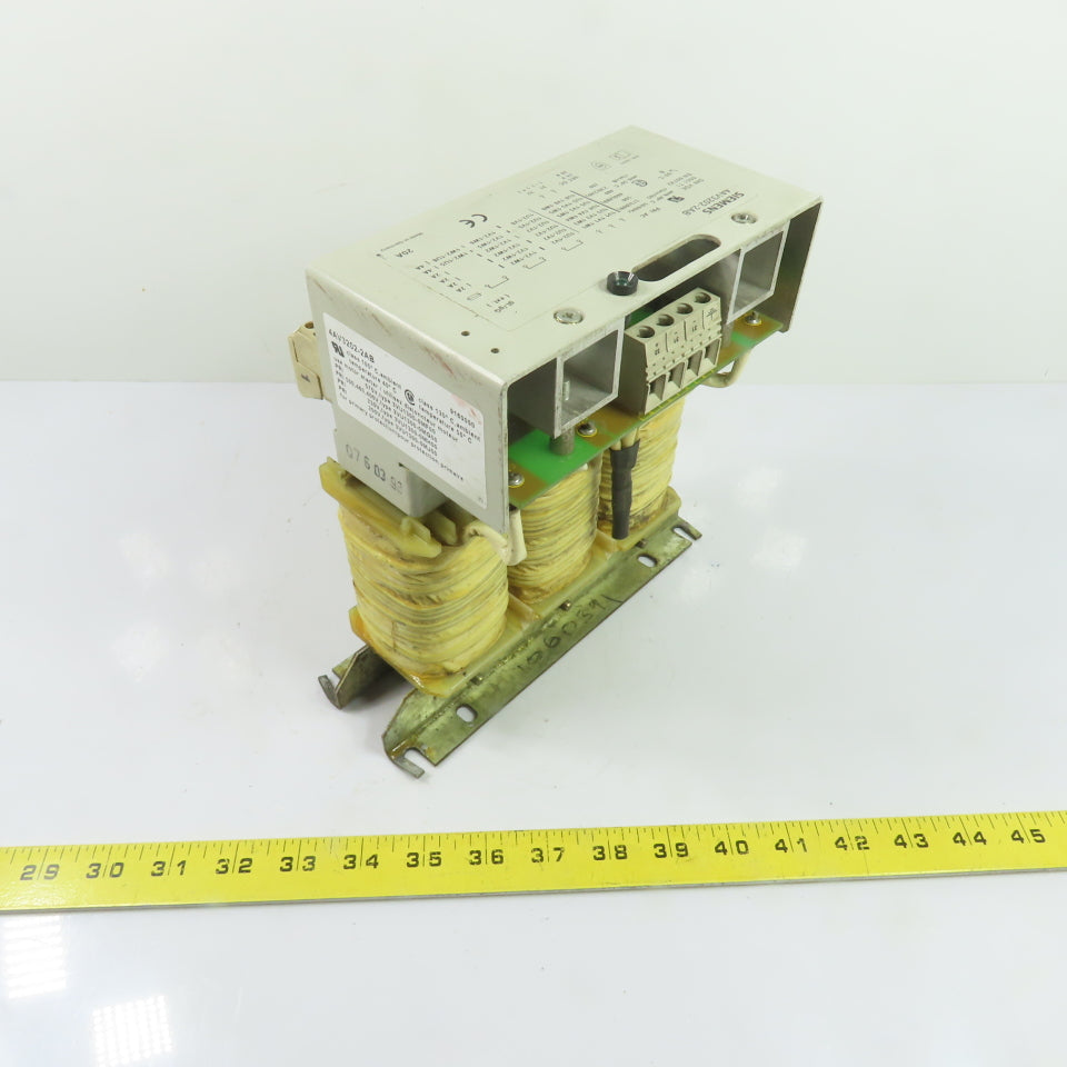 Siemens 9160050 4AV3202-2AB 3Ph Multi-Tap Transformer 200-575VAC Pri 24VDC Sec