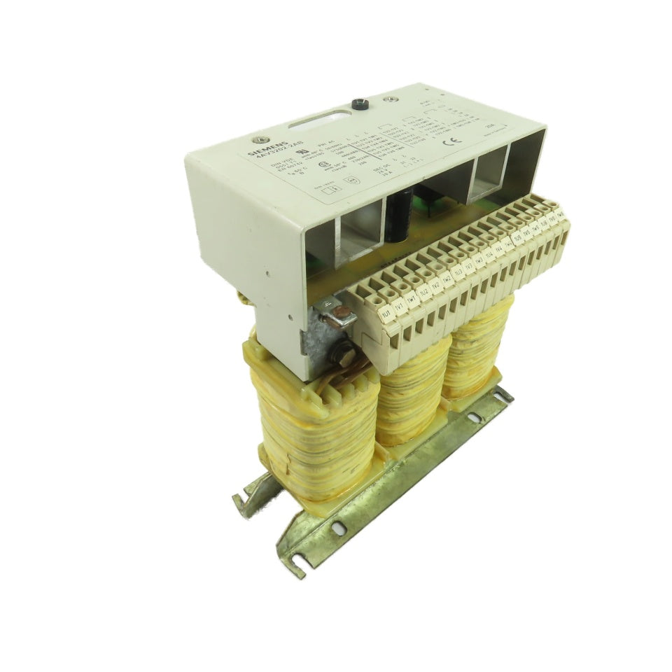 Siemens 9160050 4AV3202-2AB 3Ph Multi-Tap Transformer 200-575VAC Pri 24VDC Sec