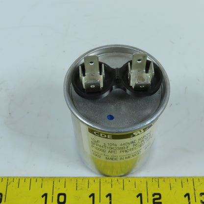 CDE SFP44T10K238B-F 10uF Motor Run Capacitor 440VAC 50/60Hz