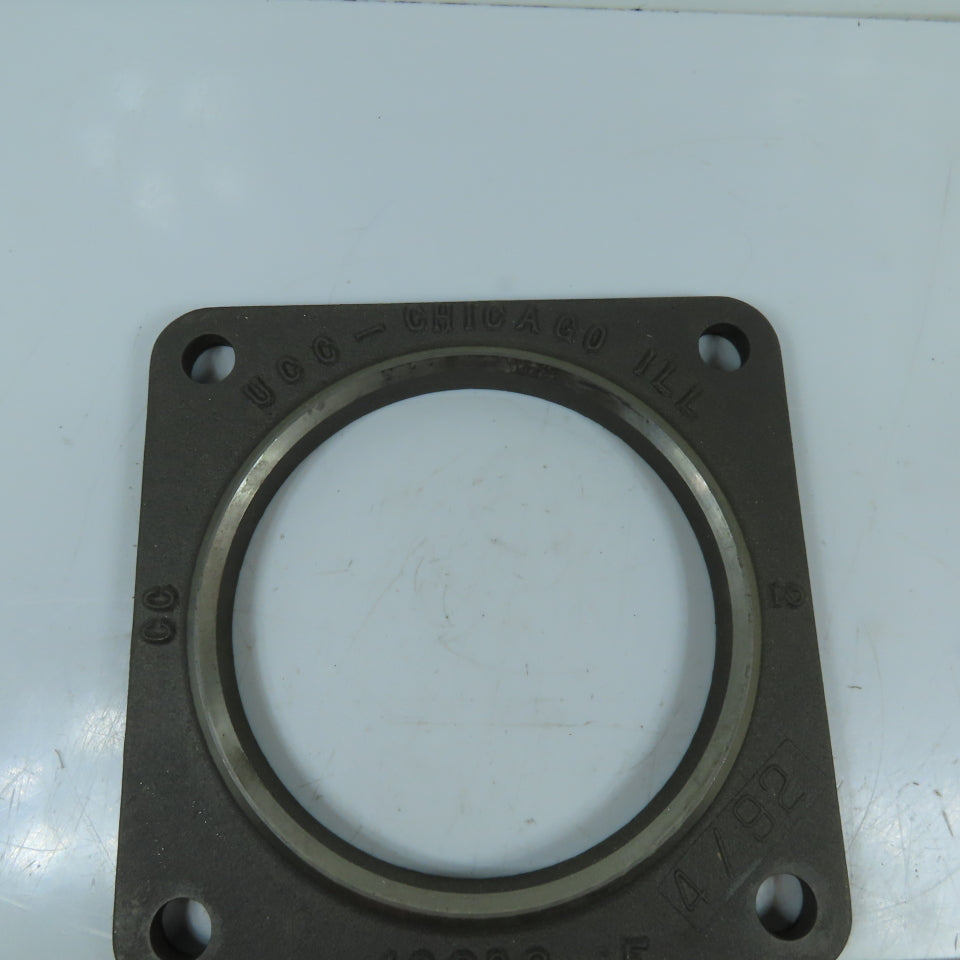 United Conveyor Corp 12303-E 4-Bolt Square Flange Bearing Mounting Plate