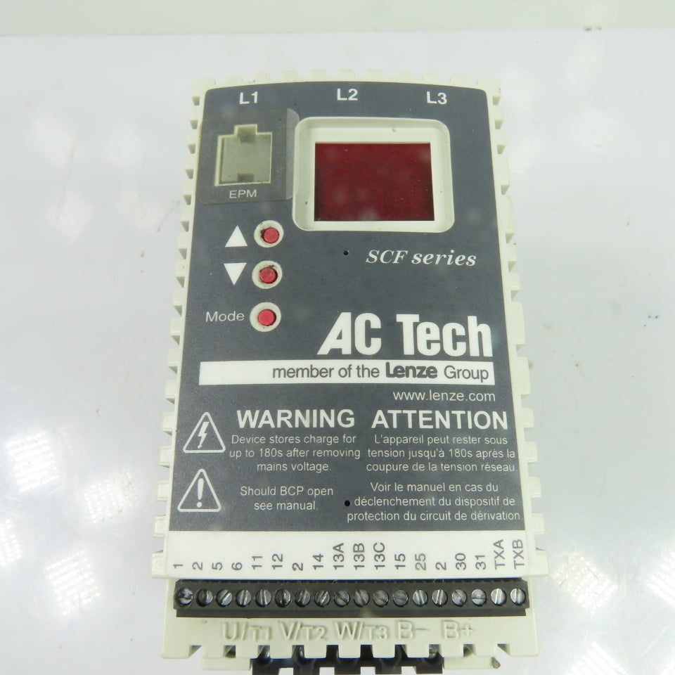 AC Tech SF415 1.5HP AC Variable Speed Motor Drive 400/480V 3Ph