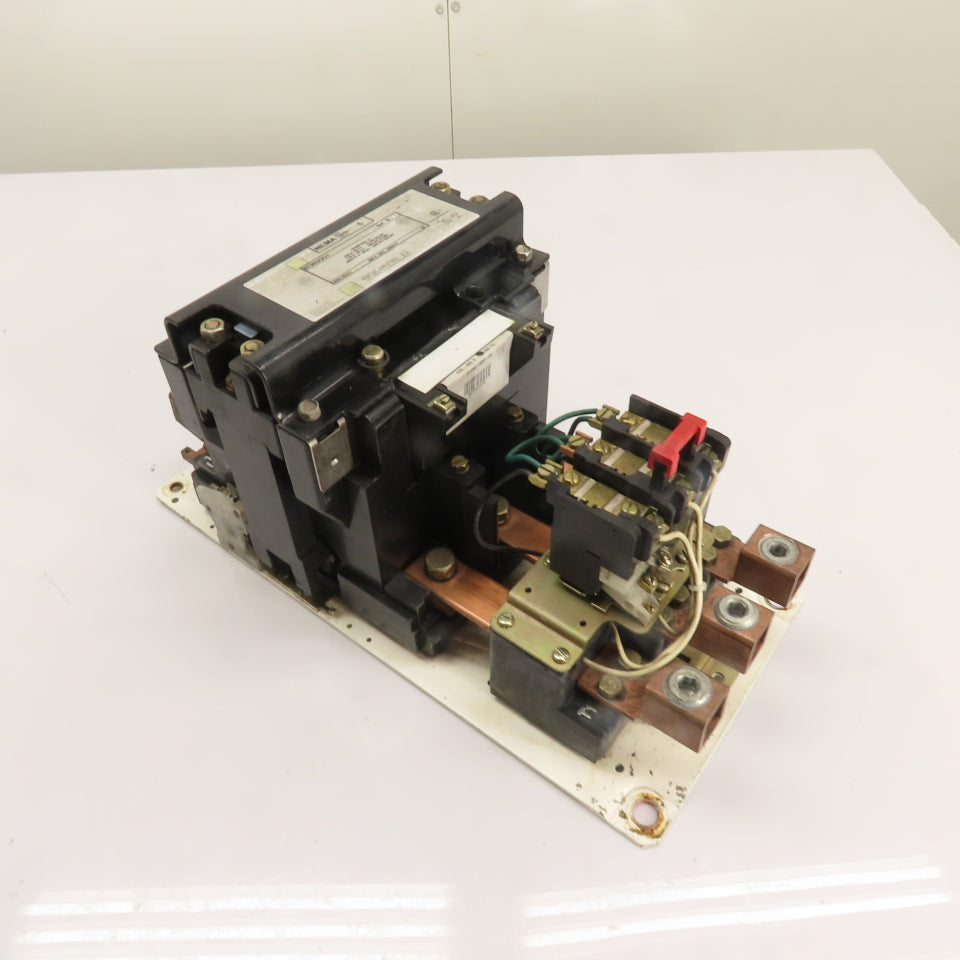 Square D 8536SGO1 NEMA Size 5 3-Pole Magnetic Motor Starter 440-480V Coil 200HP