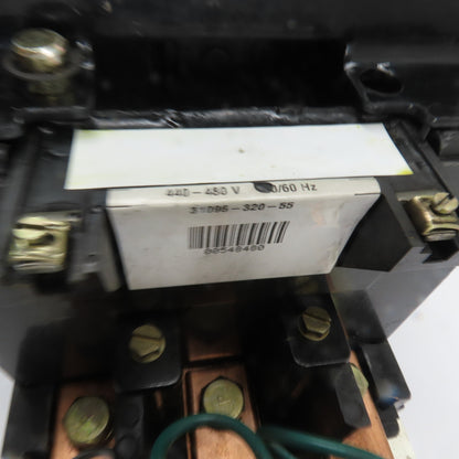 Square D 8536SGO1 NEMA Size 5 3-Pole Magnetic Motor Starter 440-480V Coil 200HP