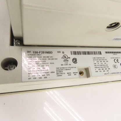 Allen-Bradley 150-F251NBD 251A Smart Motor Controller Soft Starter 200-480VAC