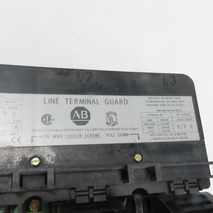 Allen-Bradley 1494V-DS400 400A 3-Pole Non-Fusible Safety Disconnect Switch600VAC