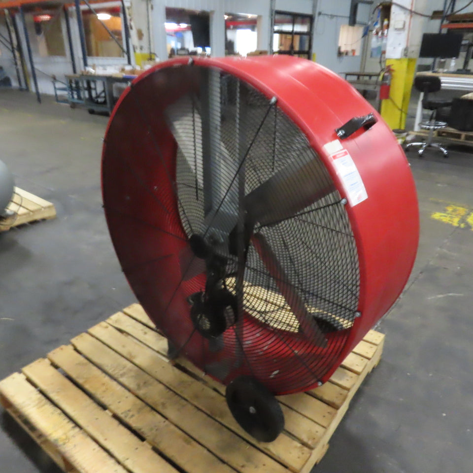 Maxx Air 4248" Portable 2-Speed Industrial Air Circulator Drum Fan 120V