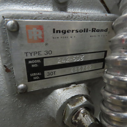 Ingersoll-Rand 242-5D3 5HP Two Stage Air Compressor 80 Gallon 3Ph 230/460V