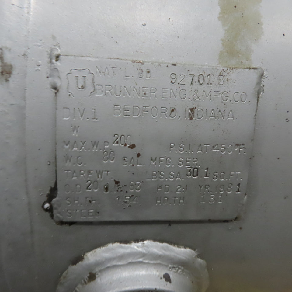 Ingersoll-Rand 242-5D3 5HP Two Stage Air Compressor 80 Gallon 3Ph 230/460V