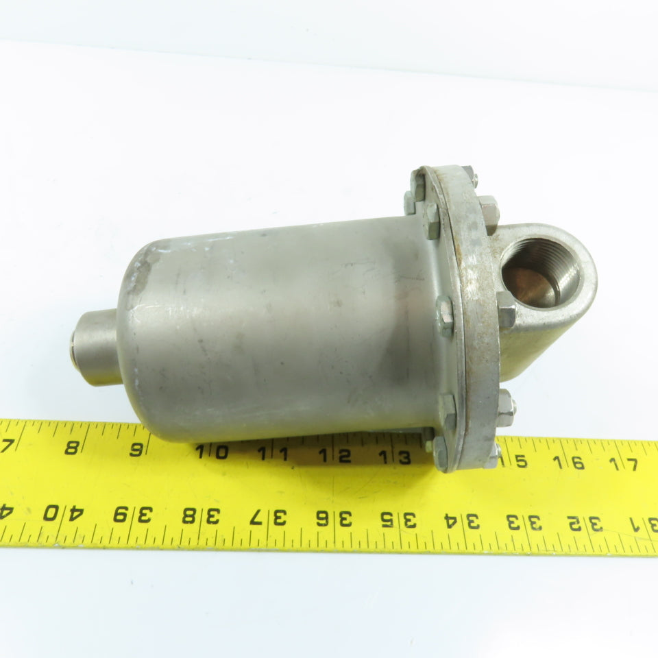 Clark-Reliance SHG-3 3/4" NPT Stainless Steel Inline Pipeline Strainer 300PSI