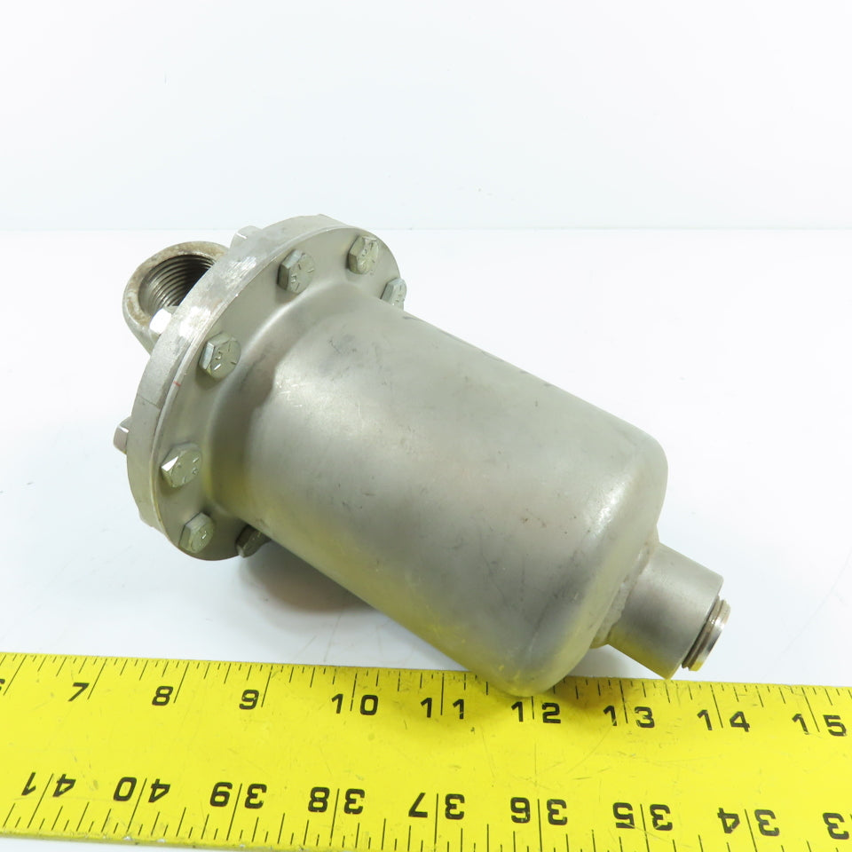 Clark-Reliance SHG-3 3/4" NPT Stainless Steel Inline Pipeline Strainer 300PSI