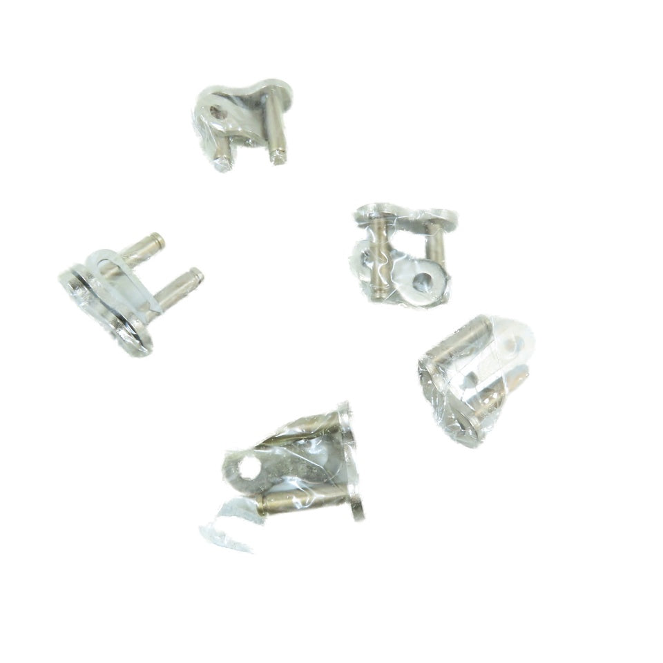 Clyde Bergemann CB 073037 #60 Stainless Steel Roller Chain Link Lot Of 5