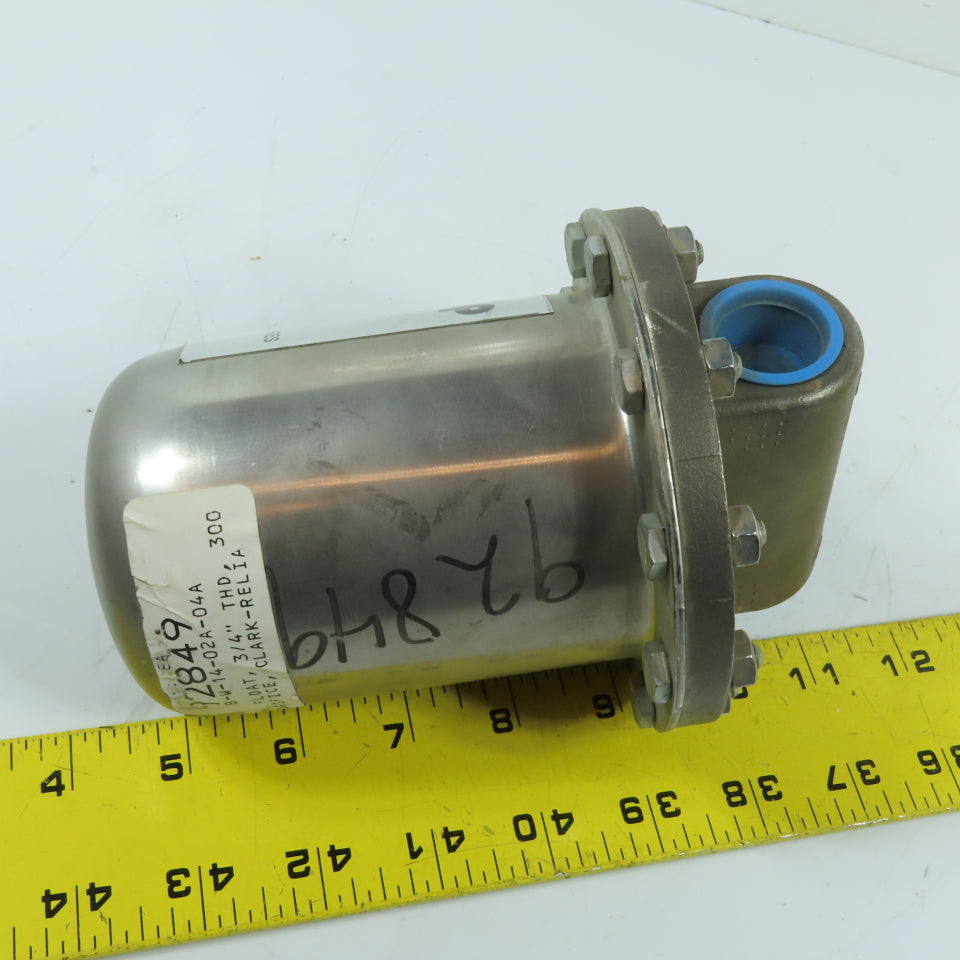 Clark-Reliance SHB-3 Stainless Steel Inverted Bucket Steam Trap 3/4" NPT 750PSIG