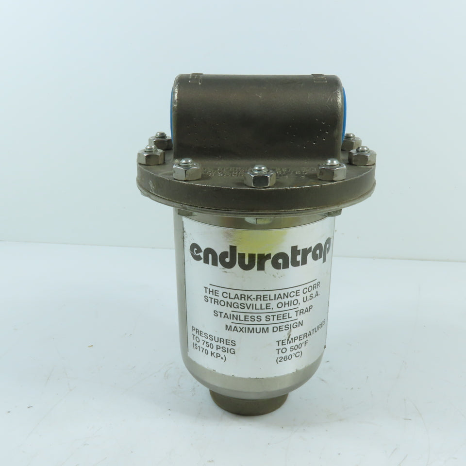 Clark-Reliance SHB-3 Stainless Steel Inverted Bucket Steam Trap 3/4" NPT 750PSIG