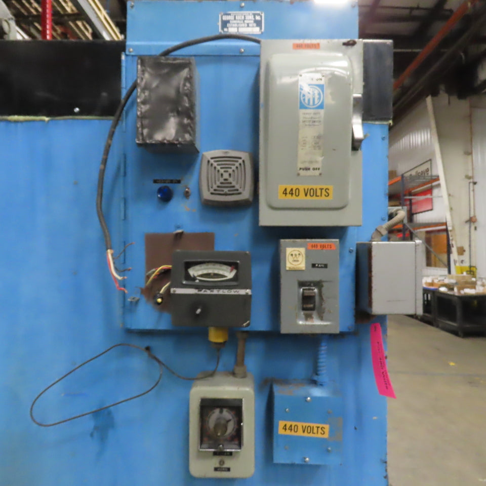George Koch Sons CDE-17 Industrial Batch Curing Oven 440V 3Ph 36"x41"x61" Inside