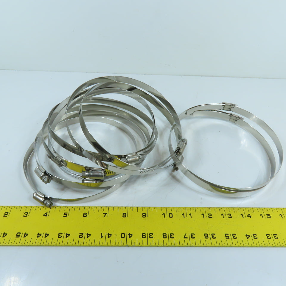 Ideal-Tridon 96 Stainless Steel Worm Gear Hose Clamp SAE Size 96 Lot Of 10