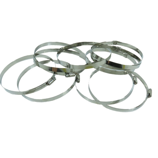 Ideal-Tridon 96 Stainless Steel Worm Gear Hose Clamp SAE Size 96 Lot Of 10