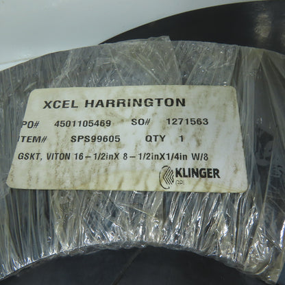 Klinger N/A 16-1/2" x 8-1/2" x 1/4" Viton Rubber Flange Gasket 8-Bolt Lot Of 3