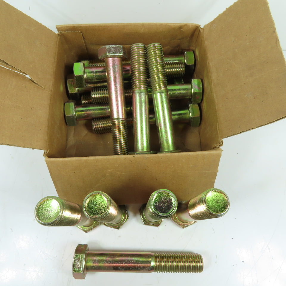 Fastenal 15424 7/8-9 x 6" Grade 8 Hex Cap Screw Yellow Zinc Lot Of 16