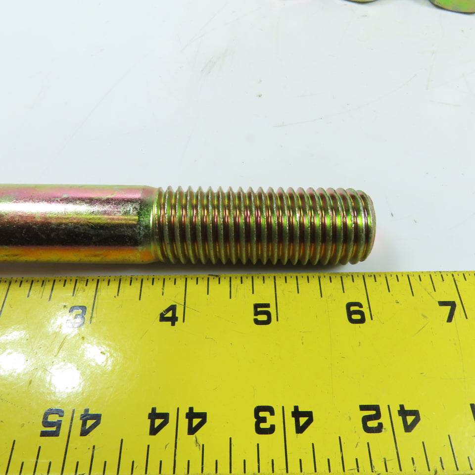 Fastenal 15424 7/8-9 x 6" Grade 8 Hex Cap Screw Yellow Zinc Lot Of 16