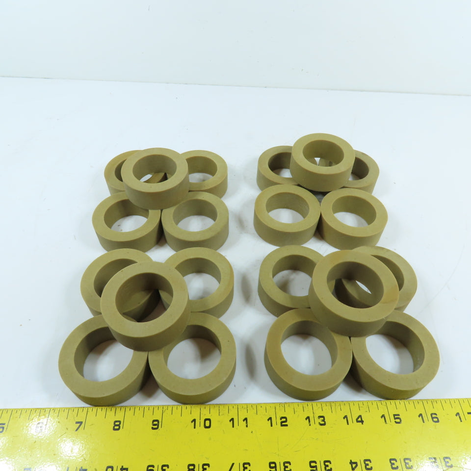 Rubber Gasket/Spacer Ring 1.56" ID x 2.37" OD x 0.875" Thick Lot Of 20