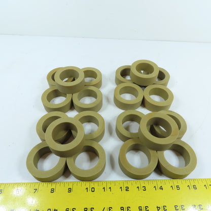 Rubber Gasket/Spacer Ring 1.56" ID x 2.37" OD x 0.875" Thick Lot Of 20