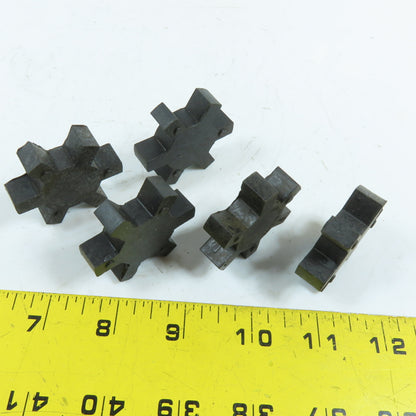 Lovejoy L-075 Rubber Jaw Coupling Spider Insert Lot Of 5