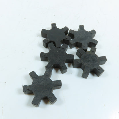 Lovejoy L-075 Rubber Jaw Coupling Spider Insert Lot Of 5