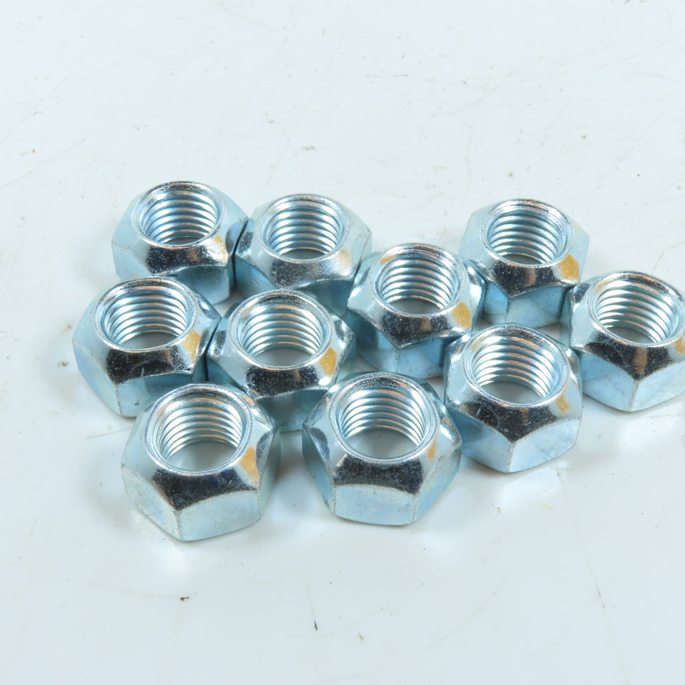 M16-2.0 Zinc Finished Top Lock Hex Nut Lot Of 10