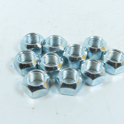 M16-2.0 Zinc Finished Top Lock Hex Nut Lot Of 10