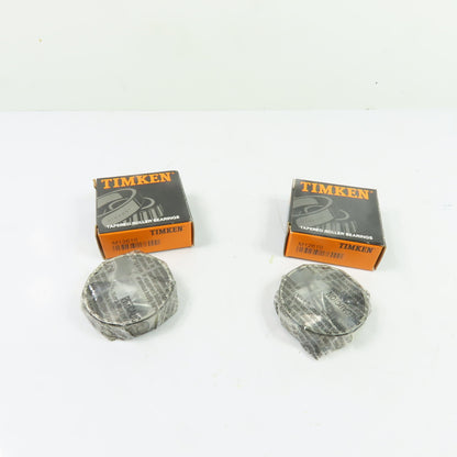 Timken M12610 Tapered Roller Bearing Cup 1.96" OD 0.55" Width Lot Of 2