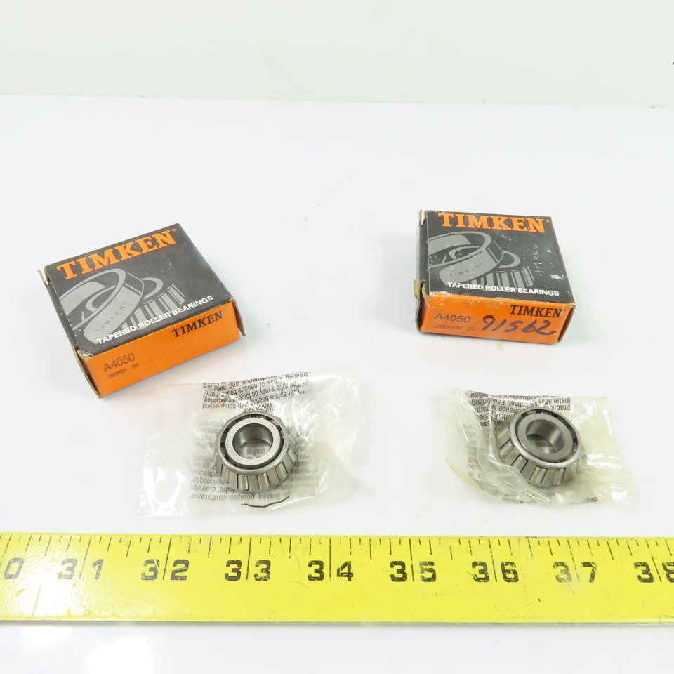 Timken A4050 Tapered Roller Bearing 1/2" Bore NEW Lot Of 2