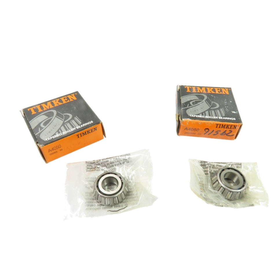 Timken A4050 Tapered Roller Bearing 1/2" Bore NEW Lot Of 2