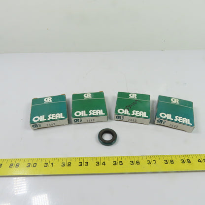 CR Industries 7443 Oil Seal 3/4in ID x 1-1/4in OD x 1/4in Width Lot Of 4