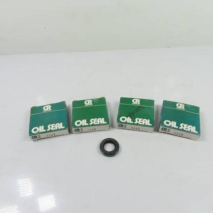 CR Industries 7443 Oil Seal 3/4in ID x 1-1/4in OD x 1/4in Width Lot Of 4