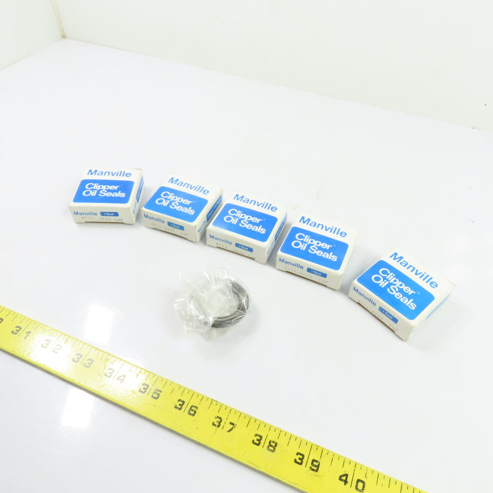 Manville 0112-9625 LUP Oil Seal NEW 1.63" OD x 1.07" Bore Lot Of 5
