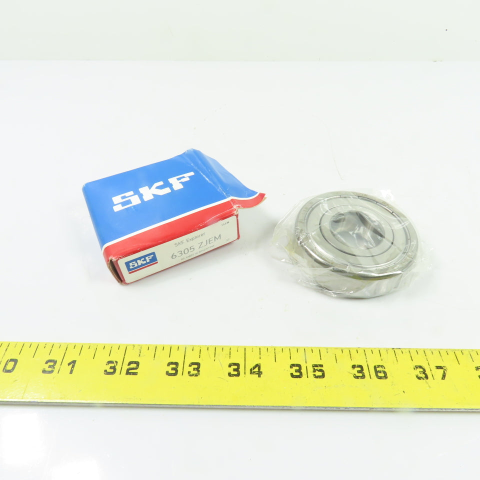 SKF 6305 ZJEM Deep Groove Ball Bearing 25mm Bore x 62mm OD x 17mm Wide NEW