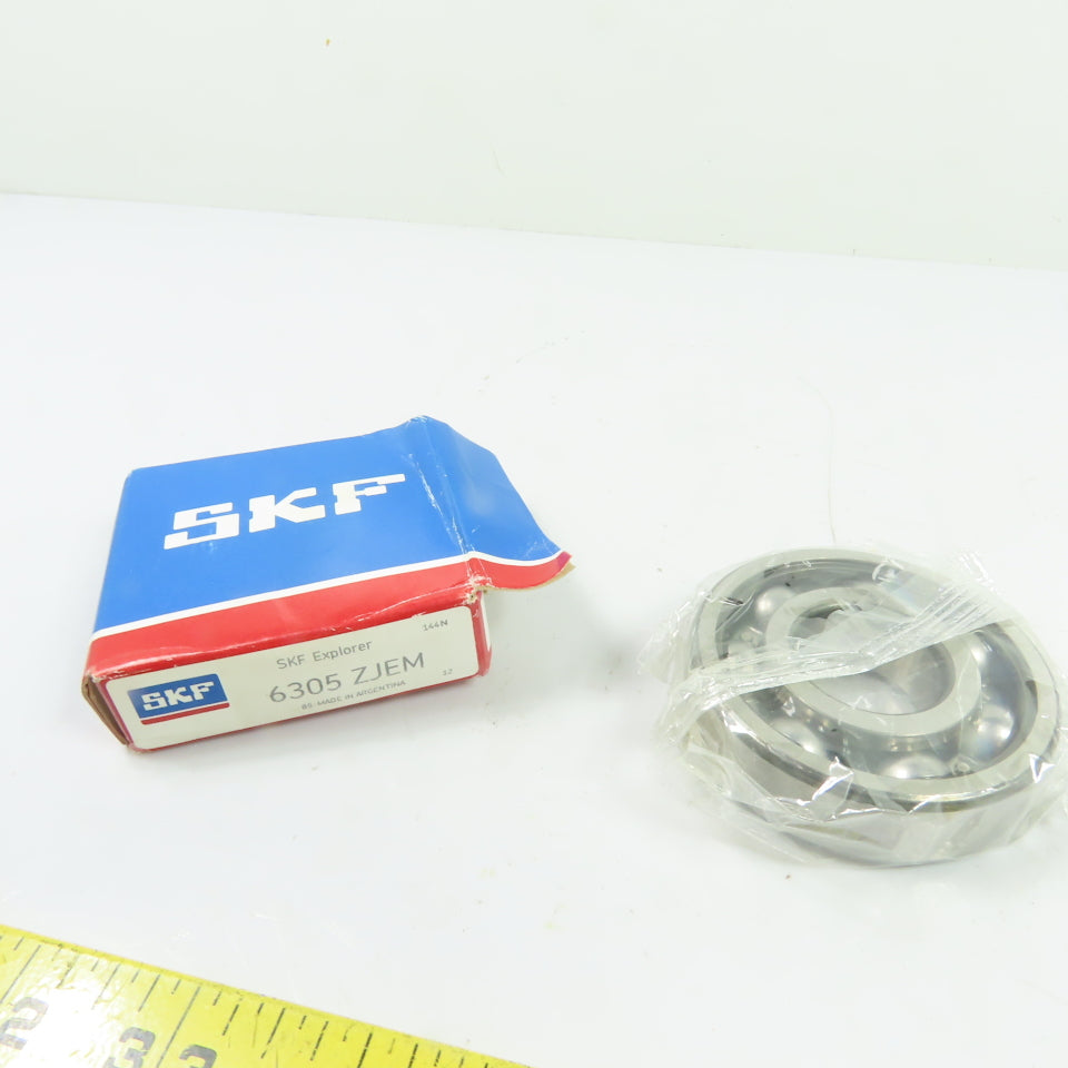 SKF 6305 ZJEM Deep Groove Ball Bearing 25mm Bore x 62mm OD x 17mm Wide NEW