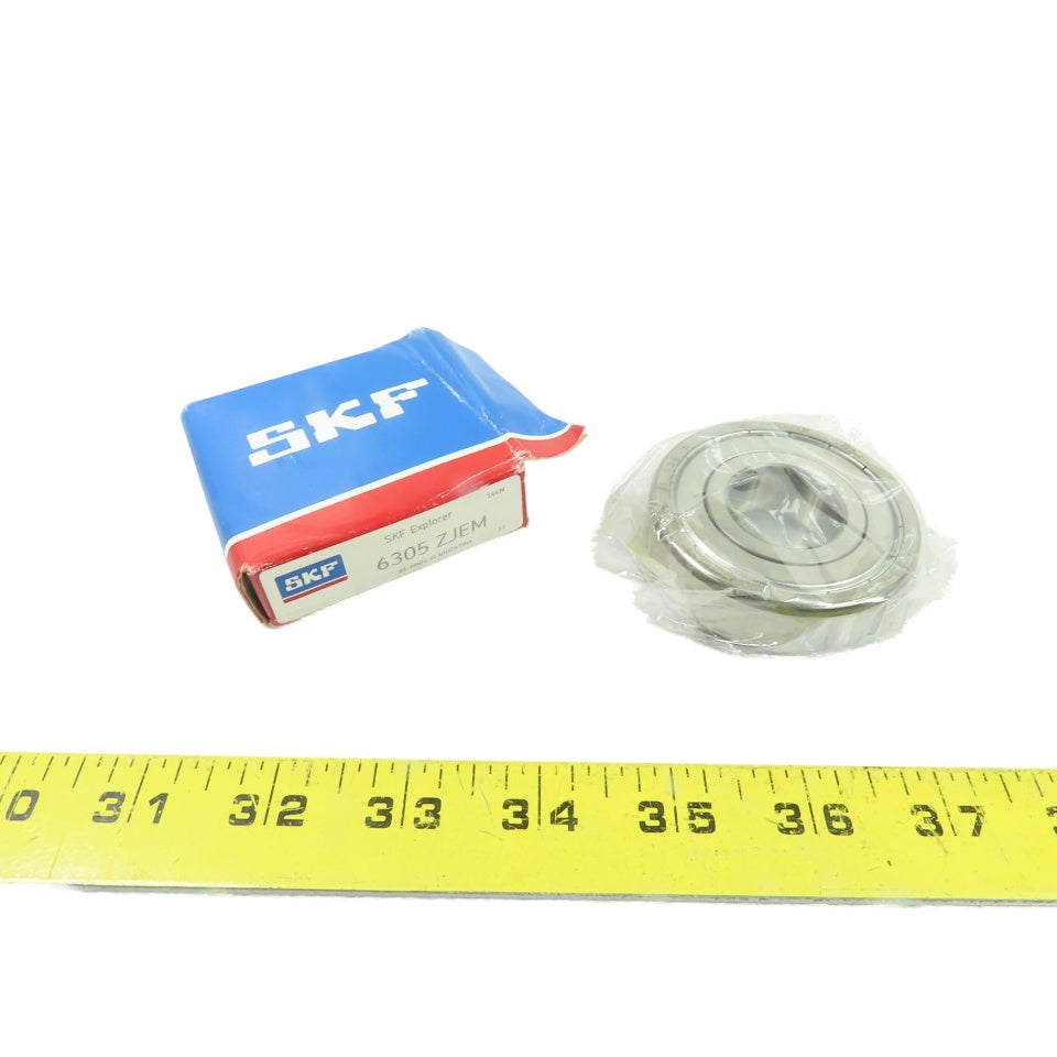 SKF 6305 ZJEM Deep Groove Ball Bearing 25mm Bore x 62mm OD x 17mm Wide NEW