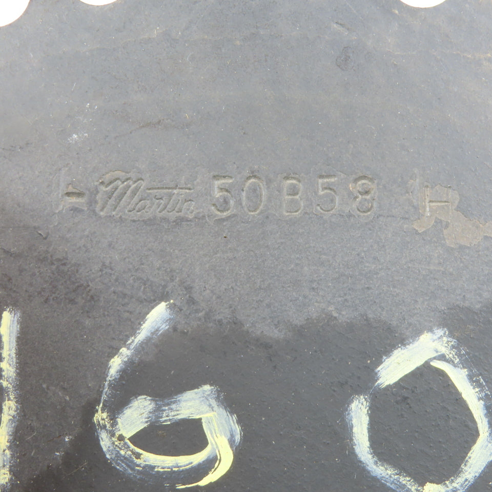 Martin 50B58 58 Tooth #50 Chain Roller Sprocket 5/8" Pitch 62mm Bore