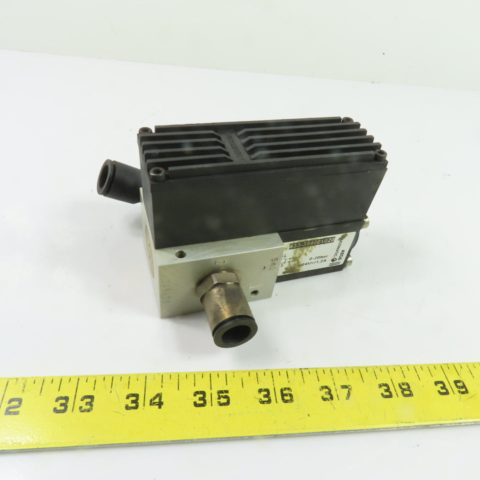 ASCO 833-354001020 Sentronic Proportional Valve 0-20Bar 24V 1.2A