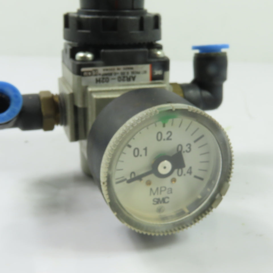 SMC AR20-02H Pneumatic Air Pressure Regulator 0.05-0.85MPa 1/4" NPT