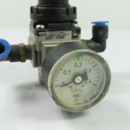 SMC AR20-02H Pneumatic Air Pressure Regulator 0.05-0.85MPa 1/4" NPT