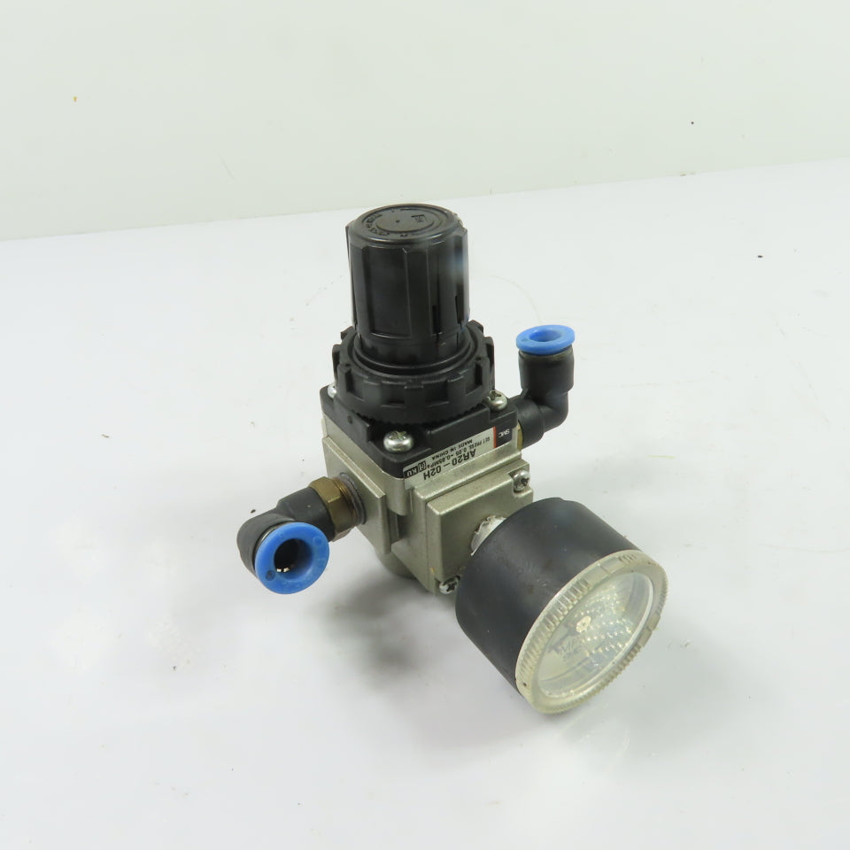 SMC AR20-02H Pneumatic Air Pressure Regulator 0.05-0.85MPa 1/4" NPT