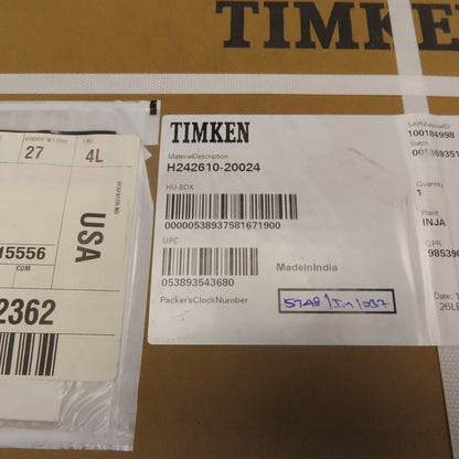 Timken H242610-20024 Tapered Roller Bearing Cup