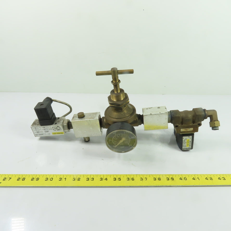 00501940 0880400 Pneumatic Pressure Regulator Solenoid Valve Assembly 24V