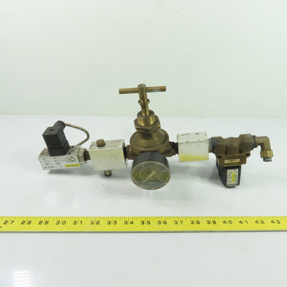 00501940 0880400 Pneumatic Pressure Regulator Solenoid Valve Assembly 24V