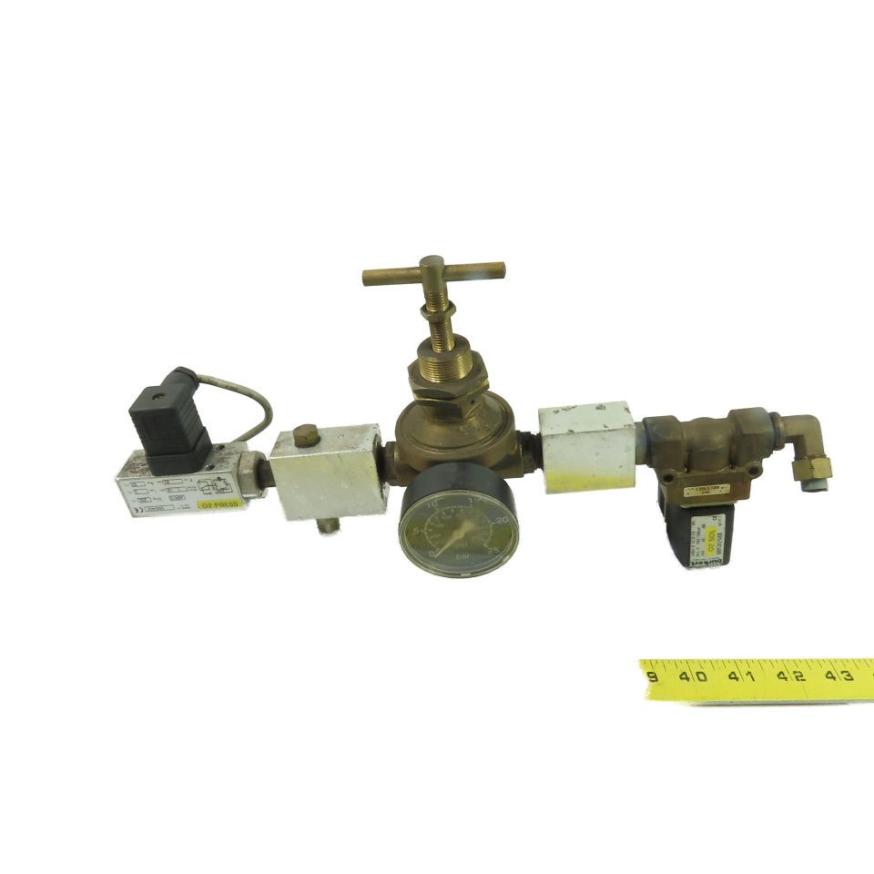 00501940 0880400 Pneumatic Pressure Regulator Solenoid Valve Assembly 24V