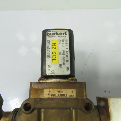00133883 00501940 Pneumatic Pressure Regulator Solenoid Valve Assembly 24V