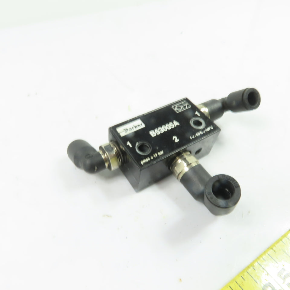 Parker B53005A 3 Port Pneumatic Shuttle Valve G1/4