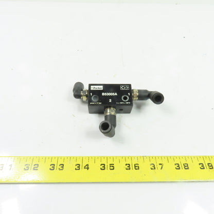 Parker B53005A 3 Port Pneumatic Shuttle Valve G1/4